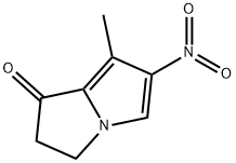 2,3-Dihydro-7-methyl-6-nitro-1H-pyrrolizin-1-one Structure
