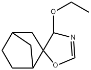 Spiro[bicyclo[2.2.1]heptane-2,5(4H)-oxazole], 4-ethoxy-, [1-alpha-,2-ba-(S*),4-alpha-]- (9CI) Structure