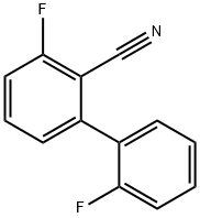 2',3-Difluorobiphenyl-2-carbonitrile Structure
