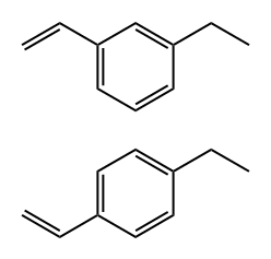3-Ethylstyrene/4-ethylstyrene Structure