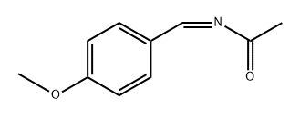 Acetamide, N-[(4-methoxyphenyl)methylene]-, [N(Z)]- (9CI) Structure