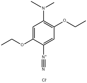 Benzenediazonium, 4-(dimethylamino)-2,5-diethoxy-, chloride (1:1) Structure