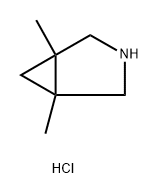 3-Azabicyclo[3.1.0]hexane, 1,5-dimethyl-, hydrochloride (1:1) Structure