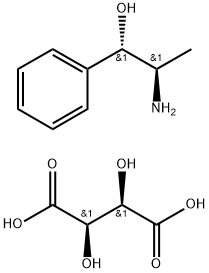PHENYLPROPANOLAMINE BITARTRATE (100 MG) (LIST CHEMICAL) Structure