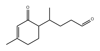 γ,4-Dimethyl-2-oxo-3-cyclohexene-1-butanal Structure