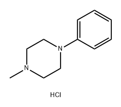 Piperazine, 1-methyl-4-phenyl-, hydrochloride (1:) Structure