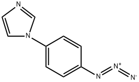 1H-Imidazole, 1-(4-azidophenyl)- Structure