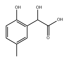 2-Hydroxy-5-methylmandelic acid Structure