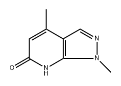 1,4-dimethyl-1H,6H,7H-pyrazolo[3,4-b]pyridin-6-one Structure