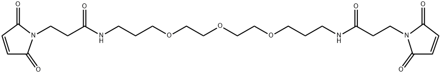 1H-Pyrrole-1-propanamide, N,N'-[oxybis(2,1-ethanediyloxy-3,1-propanediyl)]bis[2,5-dihydro-2,5-dioxo- (9CI) Structure