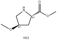 (4R)-4-Methoxy-L-proline methyl ester HCl Structure
