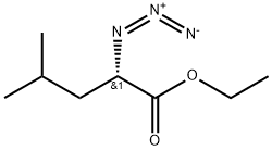 Pentanoic acid, 2-azido-4-methyl-, ethyl ester, (S)- (9CI) Structure