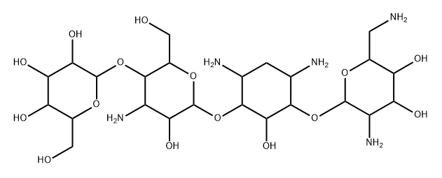4'-alpha-D-Glucopyranosylkanamycin B Structure