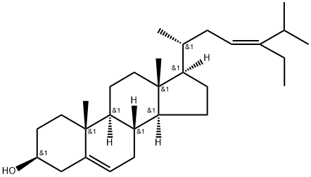 Stigmasta-5,23-dien-3-ol, (3β,23Z)- Structure