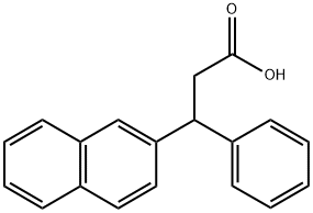2-Naphthalenepropanoic acid, β-phenyl- Structure