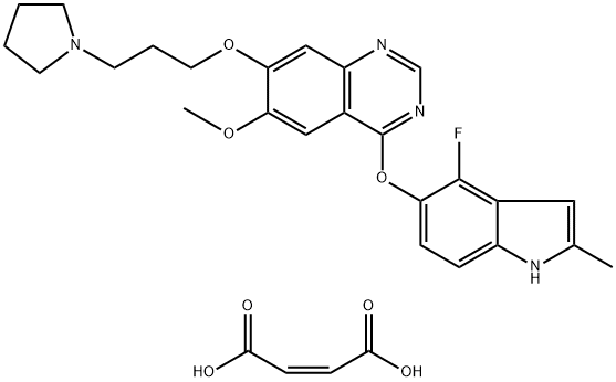 Cediranib Maleate Structure