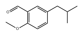 5-Isobutyl-2-methoxybenzaldehyde Structure