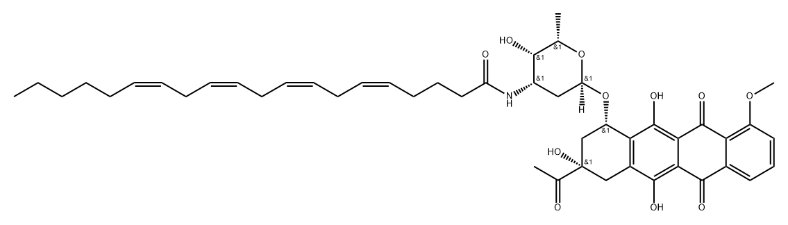 daunomycin-arachidonic acid complex Structure