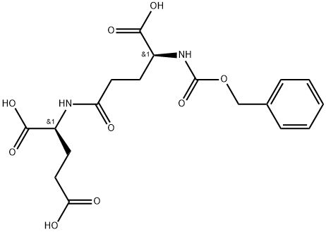 L-Glutamic acid, N-[(phenylmethoxy)carbonyl]-L-γ-glutamyl- (9CI) Structure