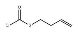 Carbonochloridothioic acid,?S-3-butenyl ester Structure