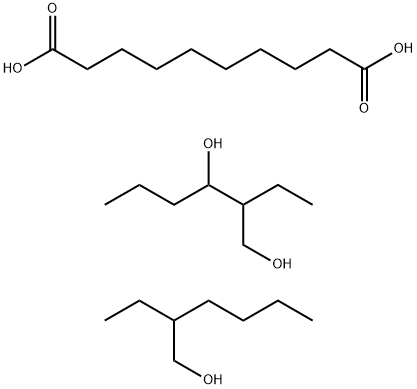 POLY(2-ETHYL-1,3-HEXANEDIOL SEBACATE), BIS(2-ETHYLHEXYL) TERMINATED Structure
