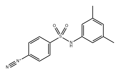 Benzenediazonium, 4-[[(3,5-dimethylphenyl)amino]sulfonyl]- Structure