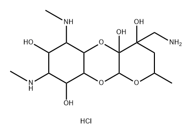 3'-aminomethyldihydrospectinomycin Structure