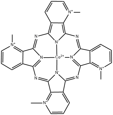 cobalt(II) tetra-(2,3-N-methylpyridinium)porphyrin Structure