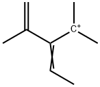 2-Butenylium, 1,1-dimethyl-2-(1-methylethenyl)- (9CI) Structure