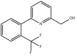 6-(2-(Trifluoromethyl)phenyl)pyridine-2-methanol Structure