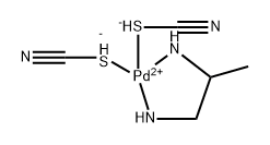 PALLADIUM12PROPANEDIAMINENNBISTHIOCYANATOSSP43 Structure