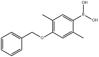(4-(Benzyloxy)-2,5-dimethylphenyl)boronic acid Structure