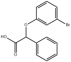 Benzeneacetic acid, α-(3-bromophenoxy)- Structure