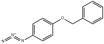 Benzene, 1-azido-4-(phenylmethoxy)- Structure