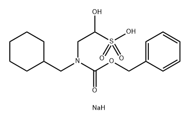 ETHANESULFONIC ACID, 2-[(CYCLOHEXYLMETHYL)[(PHENYLMETHOXY)CARBONYL]AMINO]-1-HYDROXY-, SODIUM SALT (1:1) Structure