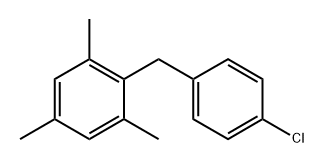 2-(4-chlorobenzyl)-1,3,5-trimethylbenzene Structure
