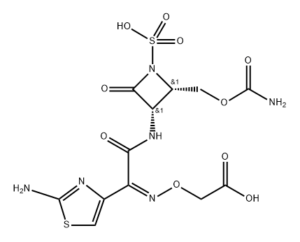 carumonam sodium Structure
