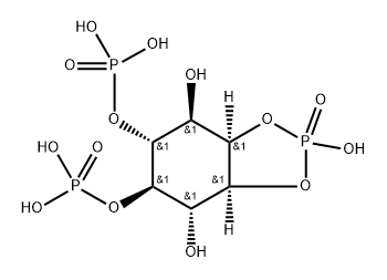 inositol-1,2-cyclic-4,5-triphosphate Structure