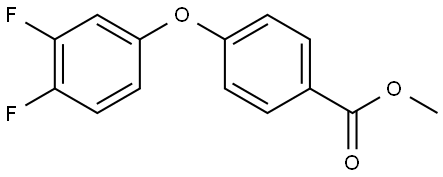Methyl 4-(3,4-difluorophenoxy)benzoate Structure