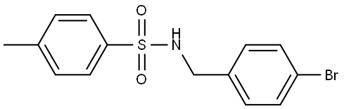 N-(4-bromobenzyl)-4-methylbenzenesulfonamide Structure