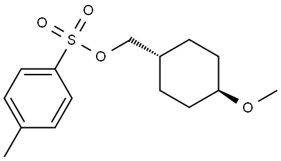 trans-4-Methoxycyclohexyl)methyl 4-methylbenzenesulfonate Structure