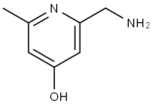 2-(Aminomethyl)-6-methylpyridin-4-ol Structure