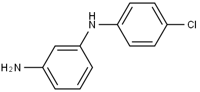 1,3-Benzenediamine, N1-(4-chlorophenyl)- Structure