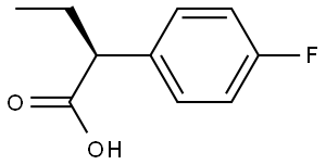 (S)-2-(4-fluorophenyl)butanoic acid Structure