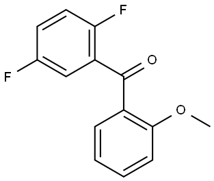 Methanone, (2,5-difluorophenyl)(2-methoxyphenyl)- Structure