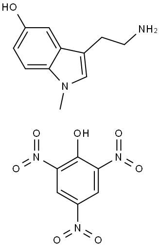 3-(2-aminoethy)-1-methylindol-5-ol picrate Structure