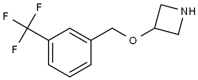 3-((3-(trifluoromethyl)benzyl)oxy)azetidine Structure