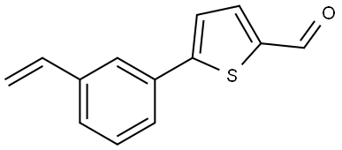 5-(3-Ethenylphenyl)-2-thiophenecarboxaldehyde Structure