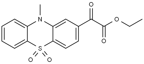 Benzeneacetic acid, 2-hydroxy-4-methyl-α-oxo-, ethyl ester Structure