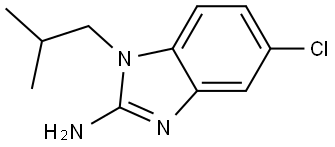 5-Chloro-1-(2-methylpropyl)-1H-benzimidazol-2-amine Structure